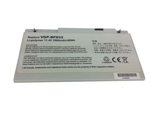 Laptop Battery Replacement for SONY VGP-BPS33 